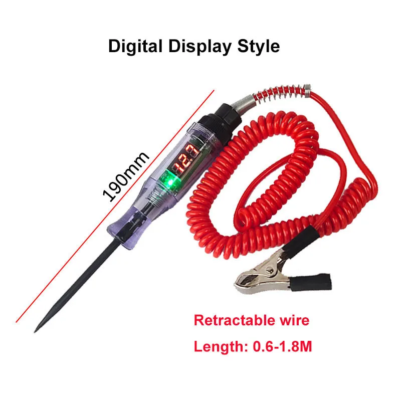 자동차 트럭 전압 회로 테스터 6V 12V 24V 자동 - Electronics Repairs 리뷰 및 가격